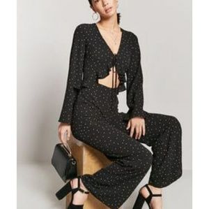 Black polka dot jumper